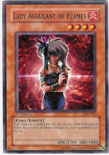 Lady Assailant Of Flames