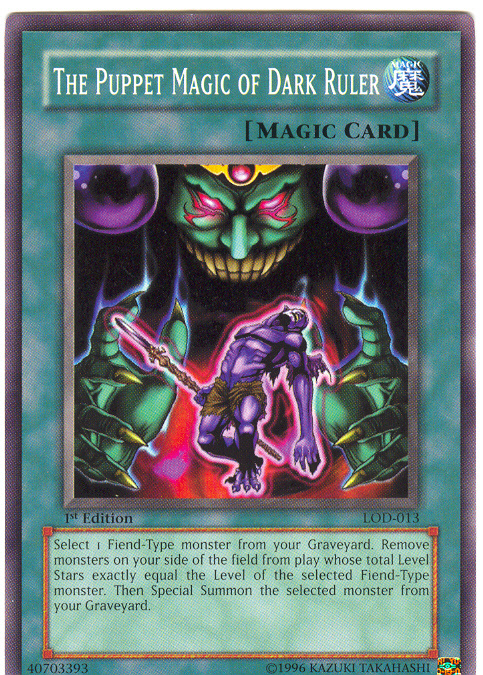 The Puppet Magic Of Dark Ruler